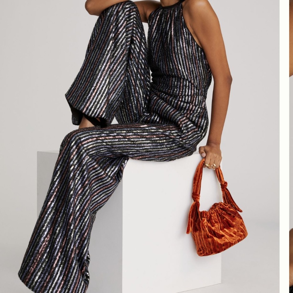 Anthropologie Multicolor Striped Jumpsuit